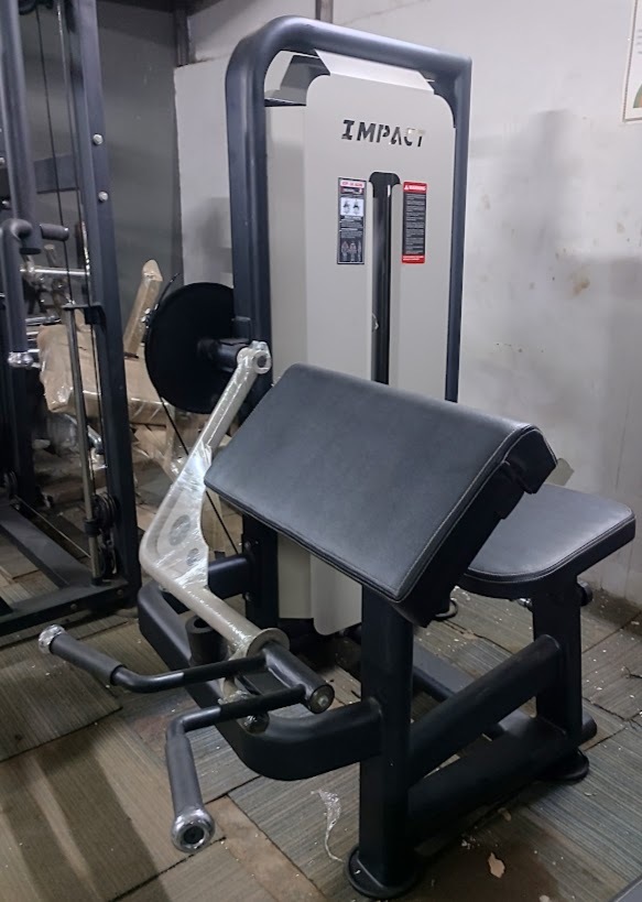 Preacher Curl Machine - 80 Kg Capacity, Soft Foam Seat For Comfort, Adjustable, Advanced Double Effect Welding Technology, Commercial Grade