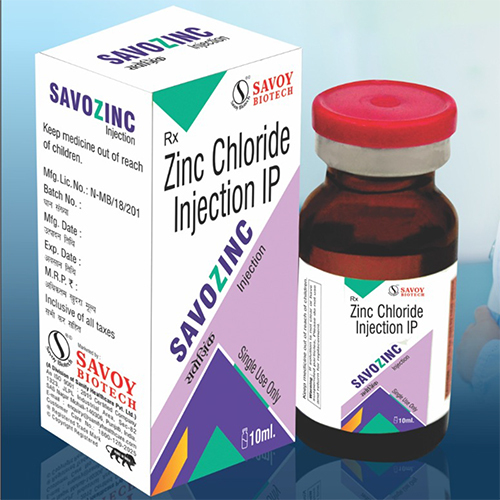 Zinc Chloride Injection Ip - Dosage Form: Liquid