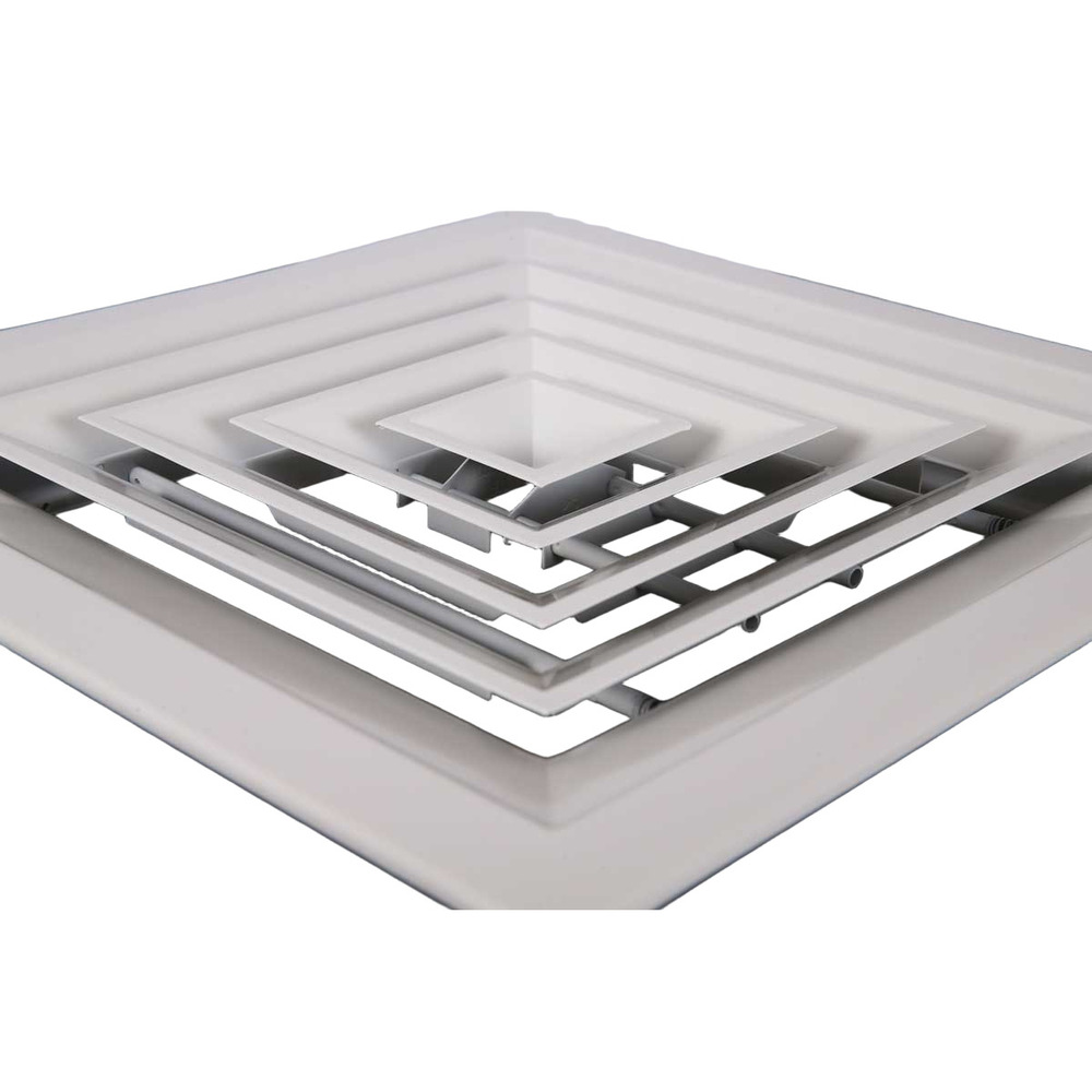Square Aluminum Diffusers - Color: White
