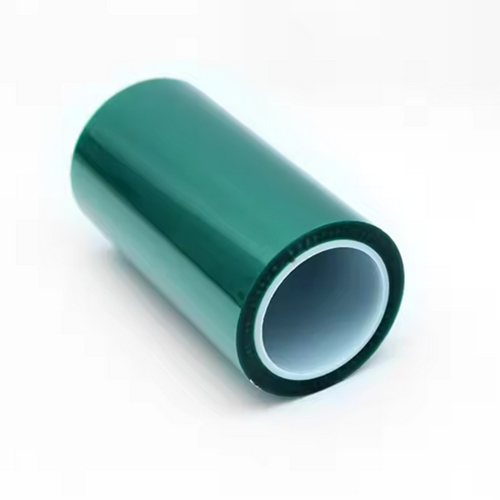 Heat Resistant Electrical Protection Silicone Adhesive High Temperature Pet Tape - Color: Green
