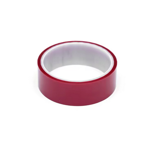 Silicone Red Adhesive Polyester Tape Masking Protection - Size: Standard