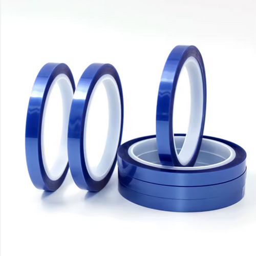 Silicone Adhesive Pet Blue Polyester Heat Resistant Electrical Masking Tape - Length: 20-30  Meter (M)