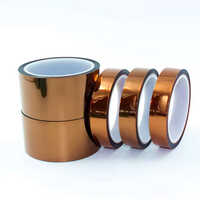 Silicone Adhesive Amber Polyimide PI Tape No Glue Residue