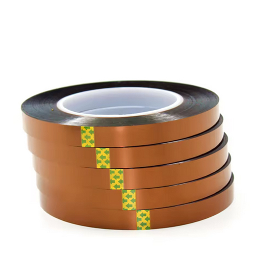 Amber Pi Polyimide Film Adhesive Coated Heat Resistant - Color: Golden