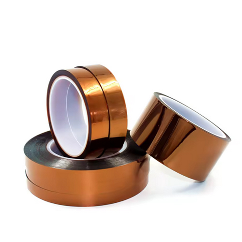Electrical Appliance Protection Amber Polyimide Tape - Color: Golden