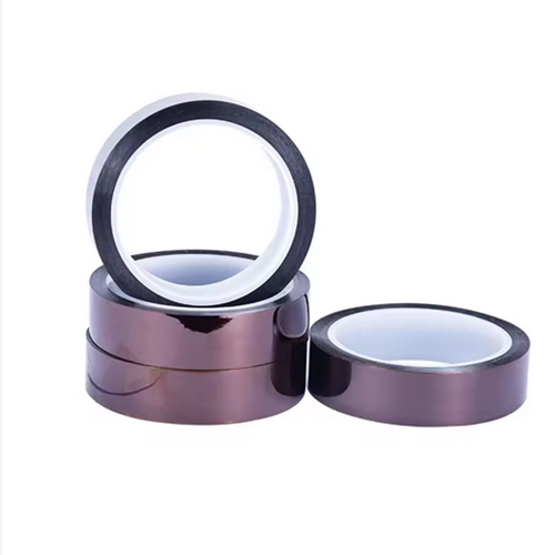 Polyimide Gold Finger Single-Sided Adhesive Amber High Temperature Pi Single-Sided Adhesive Pet High Temperature Tape - Color: Black