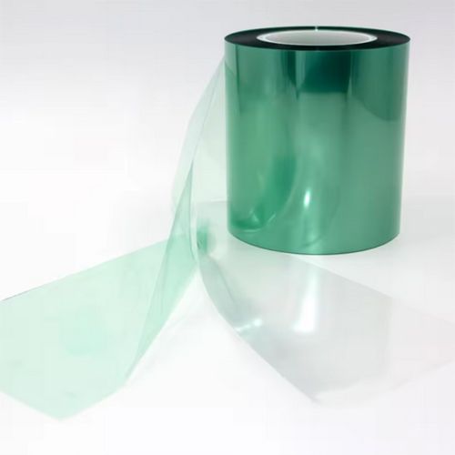 Double Sided Silicone Coated Adhesive Polyester Tape - Color: Green