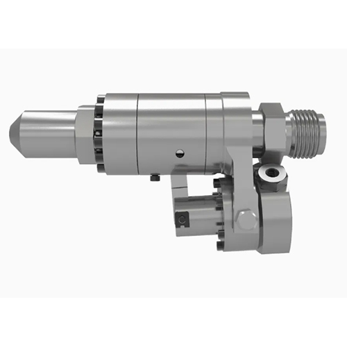 Pneumatic Or Hydraulic Needle Seal Shut-Off Nozzle For Polymer Injection Molding - Color: Silver
