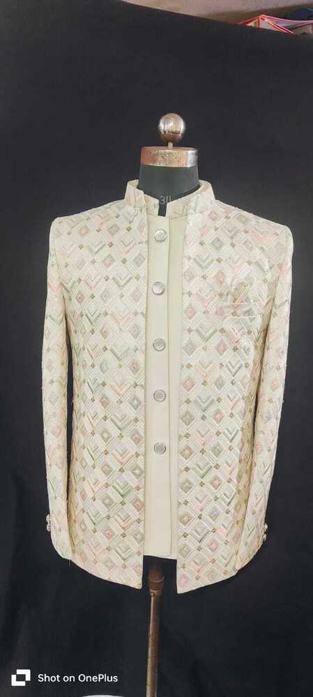 Cream Color Indo Western - Color: White