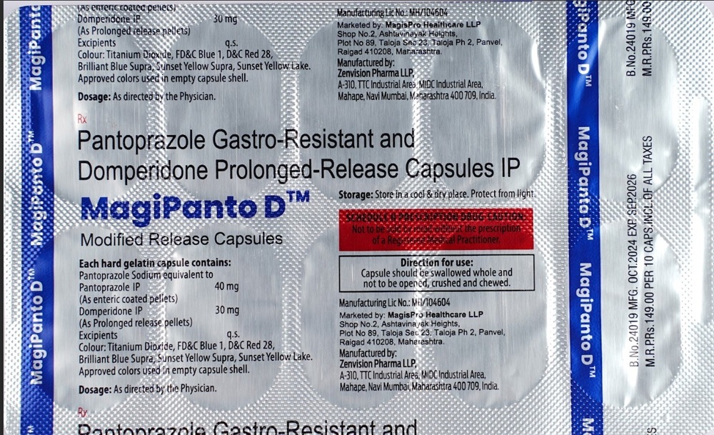 Pantoprazole Domperidone Tablet