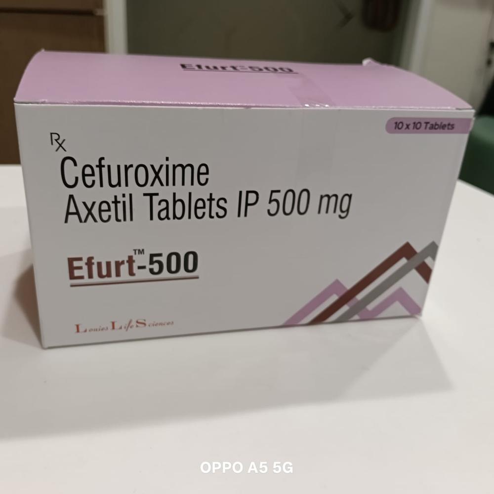 Cefuroxime 500 Tablet - 500mg Cefuroxime Composition | Versatile Antibiotic For All Ages, Targets Various Bacterial Infections, Administered With Food, Complete Course Essential