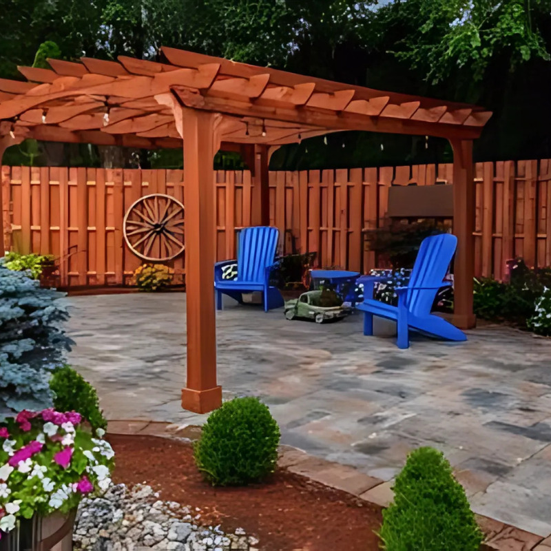 Big Sovrano Pergola - Color: Brown