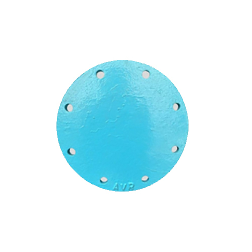 Tubewell Blank Flange - Color: Blue