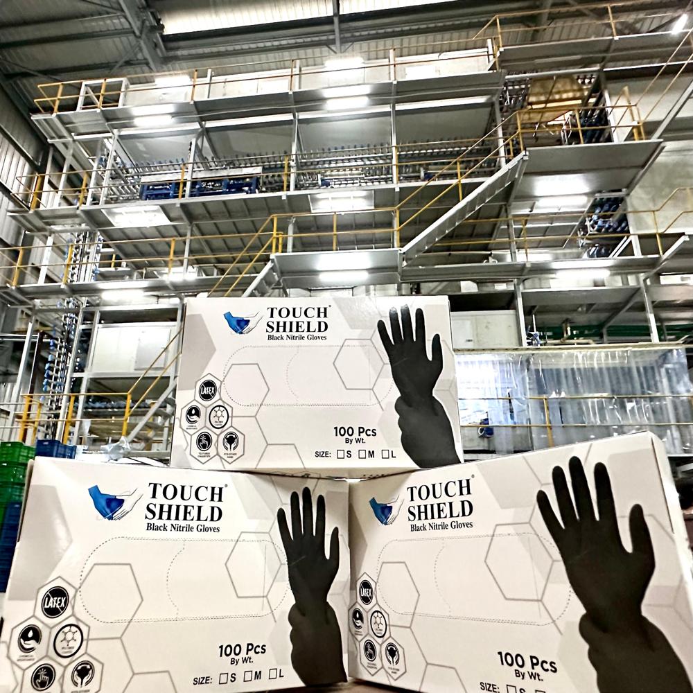 Black Nitrile Gloves