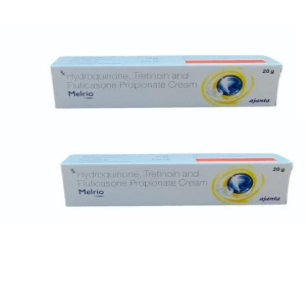 Melrio Cream Hydroquinone+Tretinoin+Fluticasone Propionate 20gm