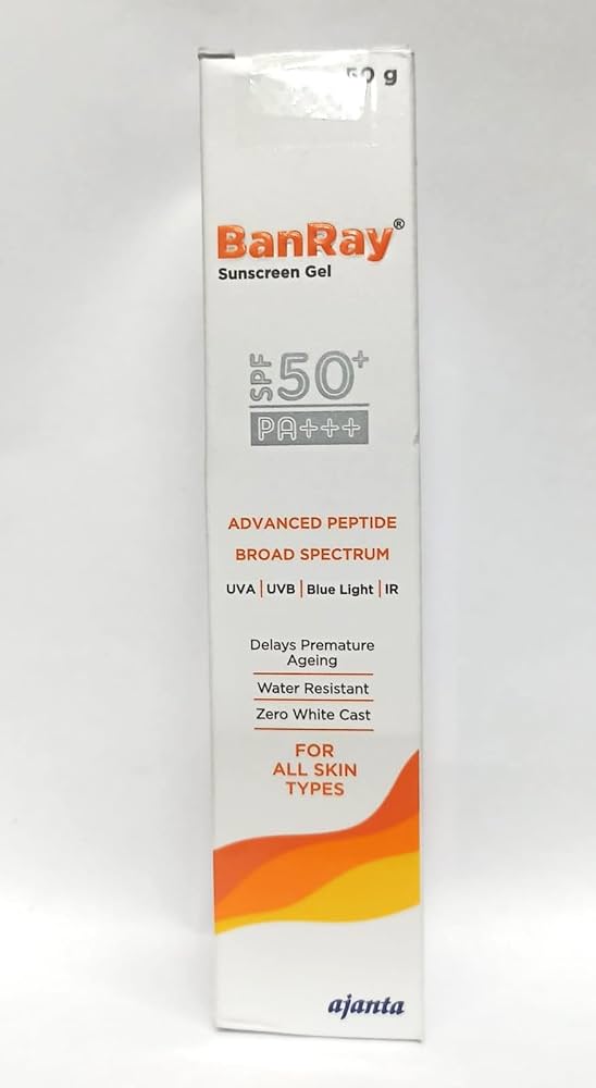 Banray Sunscreen Gel SPF 50 PA+++ 50gm