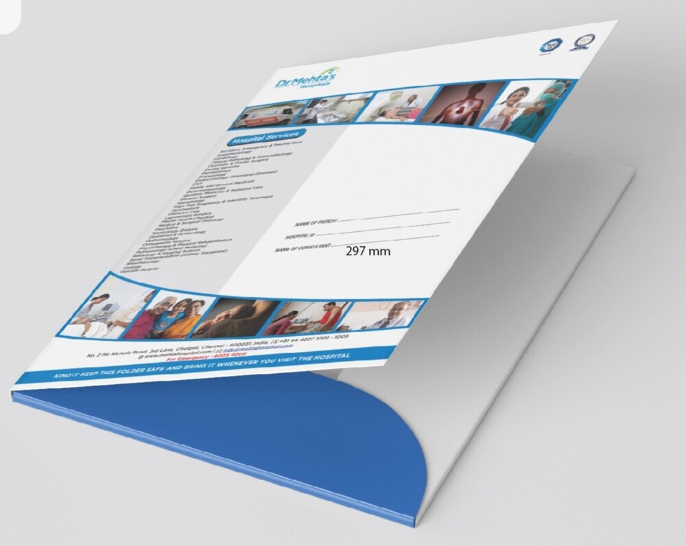 Printed Docket Folder - Feature: High Quality