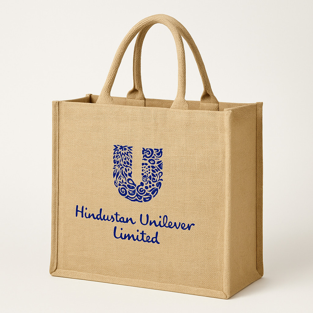 Printed Jute Bag - Color: Different Available