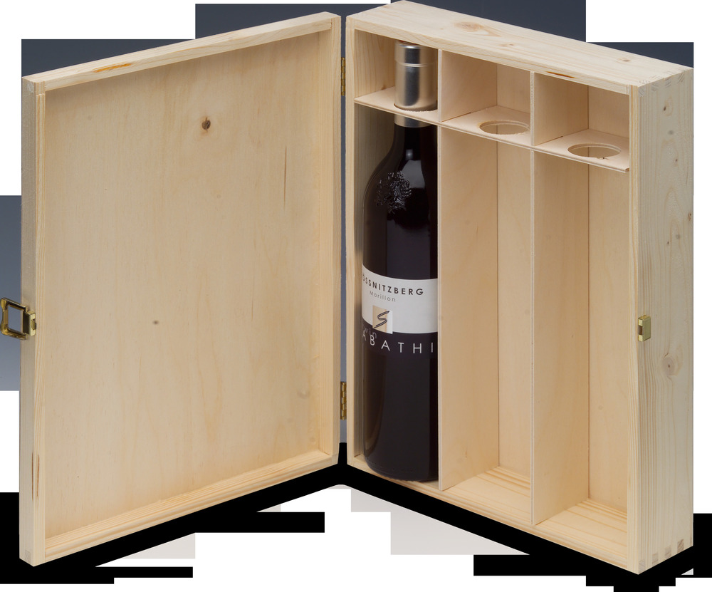 Mdf Bottle Packaging Box - Finishing: Glossy Lamination