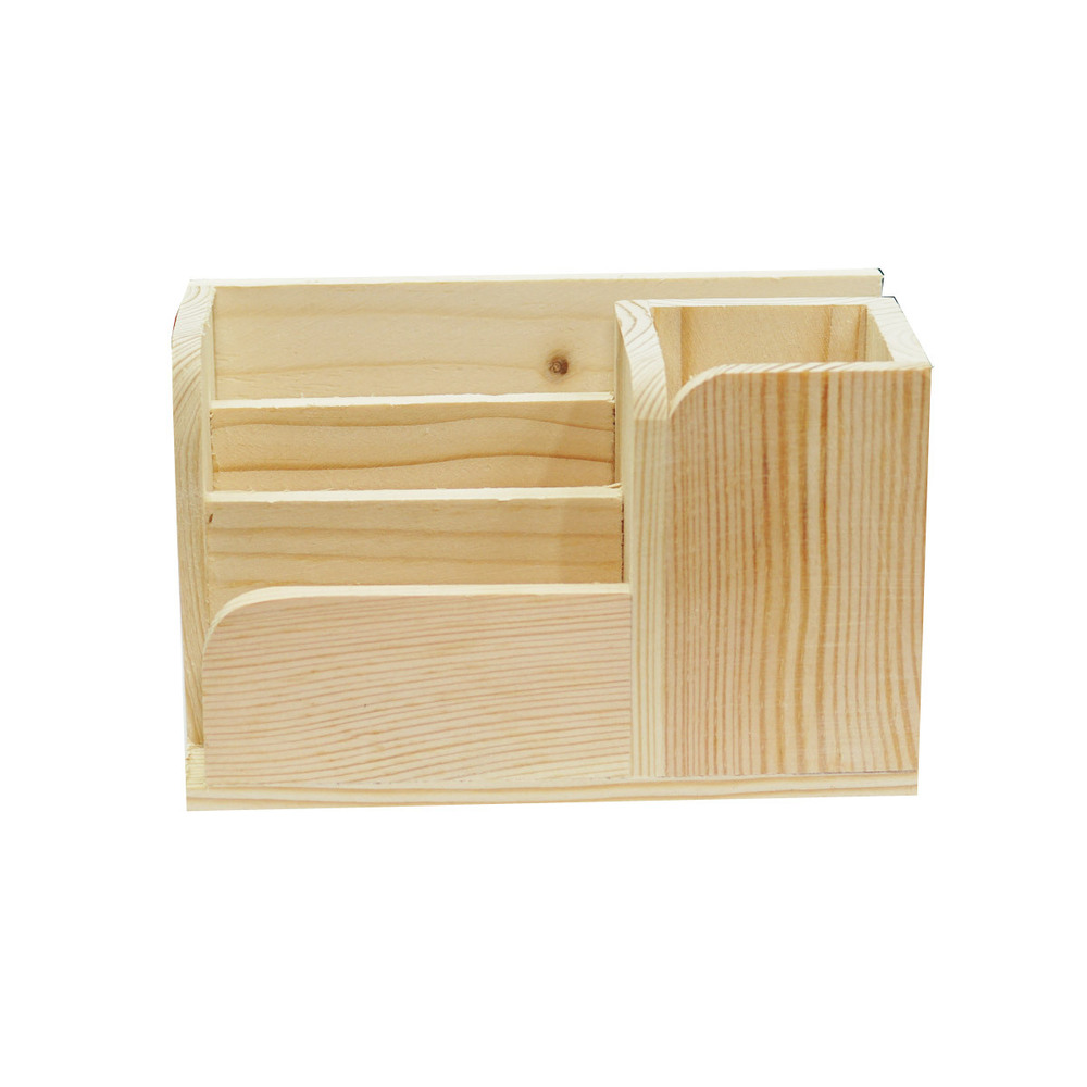Mdf Pen And Pencil Holder Box - Finishing: Glossy Lamination