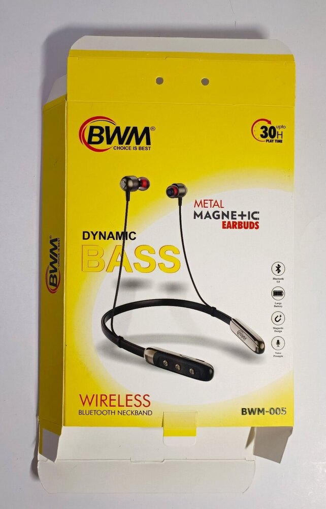 Wireless Bluetooth Neckband Box
