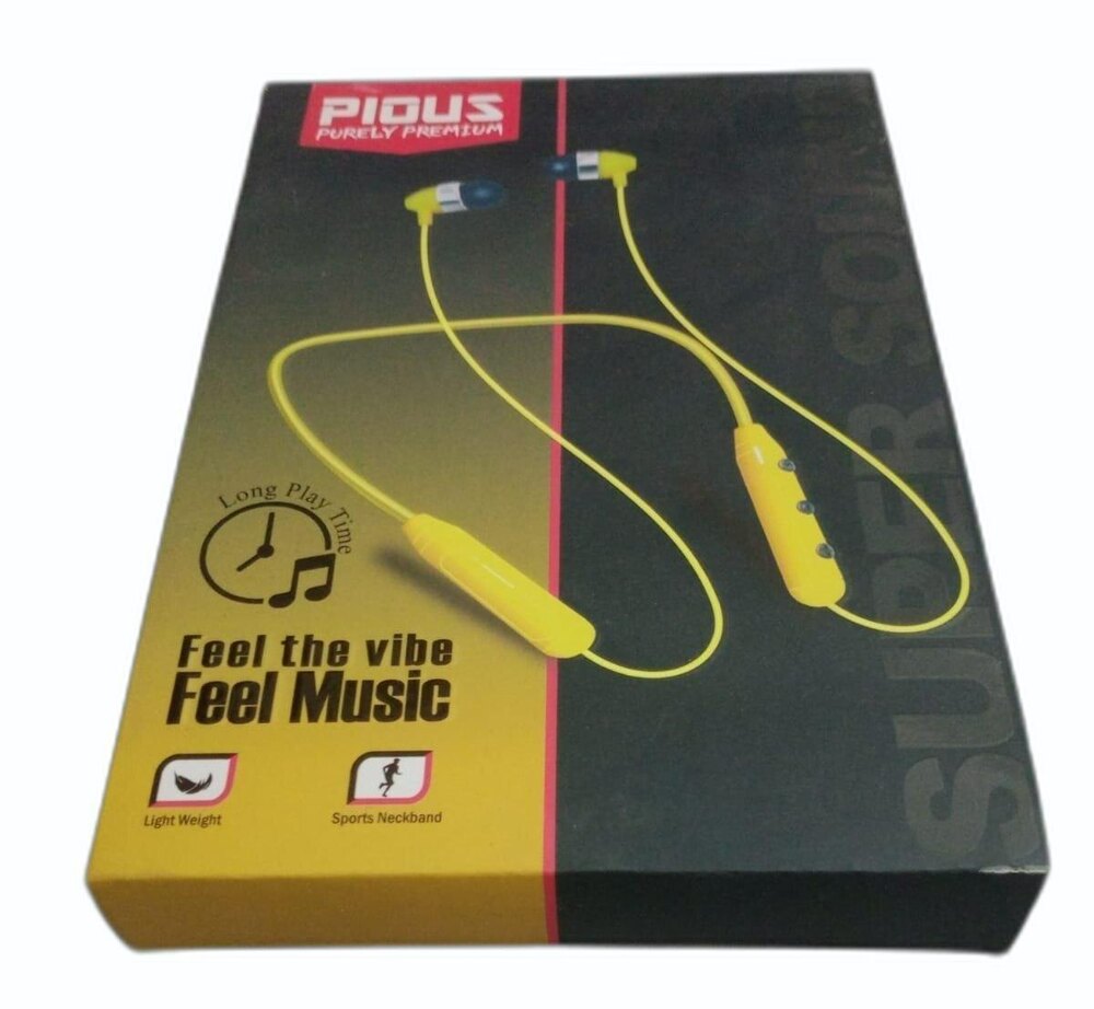Printed Wireless Neckband Box - Finishing: Glossy Lamination