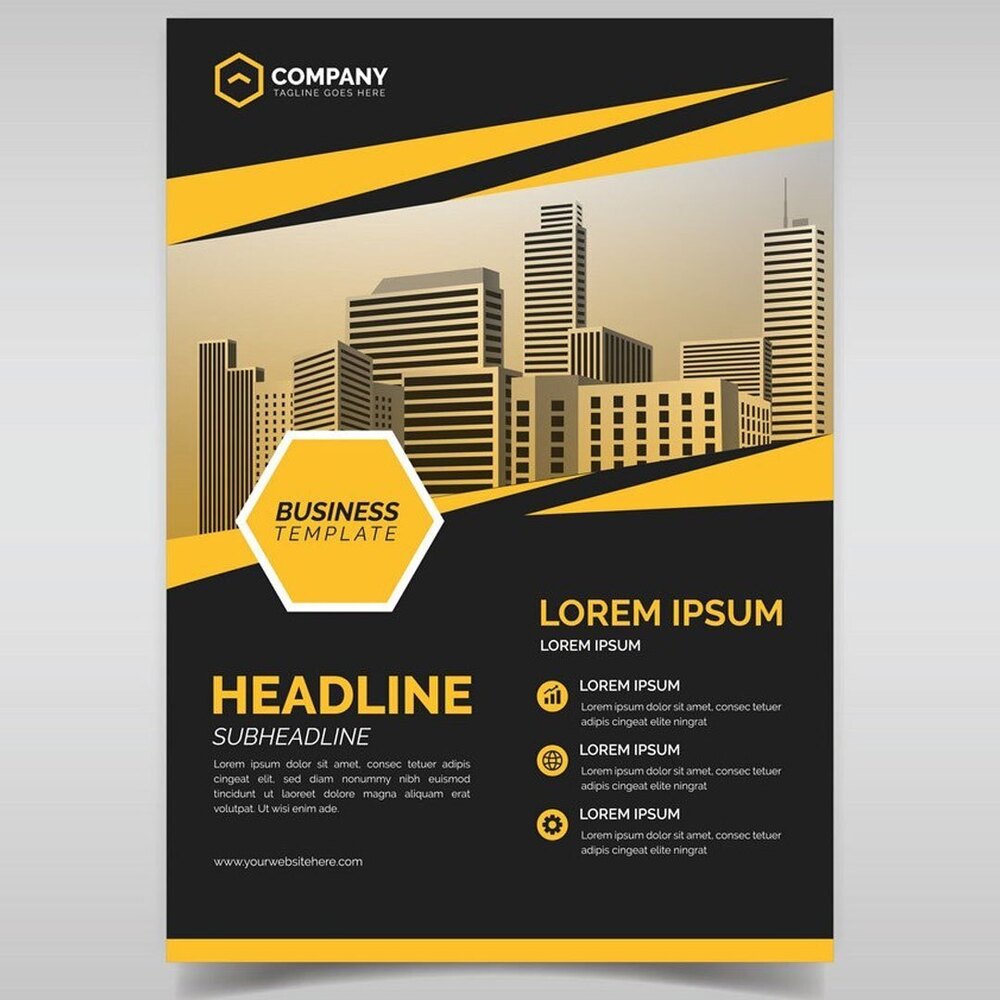 Business Pamphlet - Advantage: Ink Out Printed