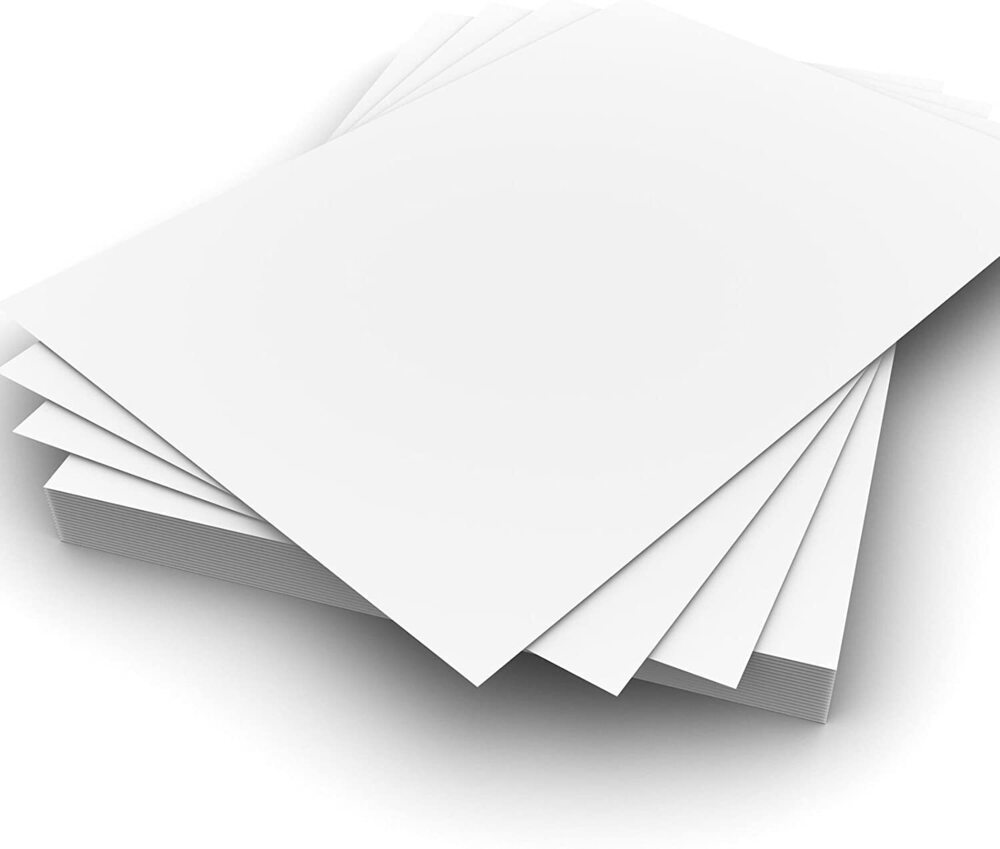White Paper Letterhead - Advantage: Ink Out Printed