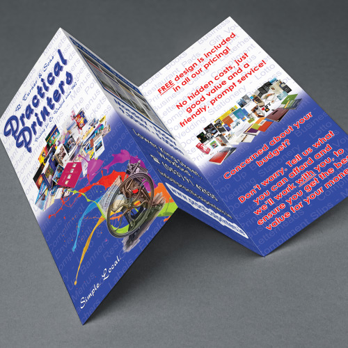 Printed Paper Piano Fold Catalogue
