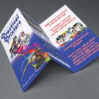 Printed Paper Piano Fold Catalogue