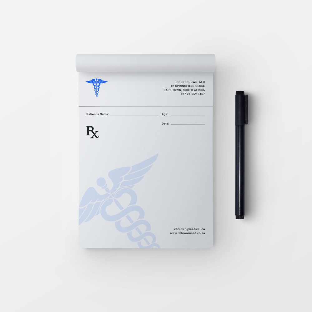 Customized Doctor Prescription Pad - Feature: High Quality