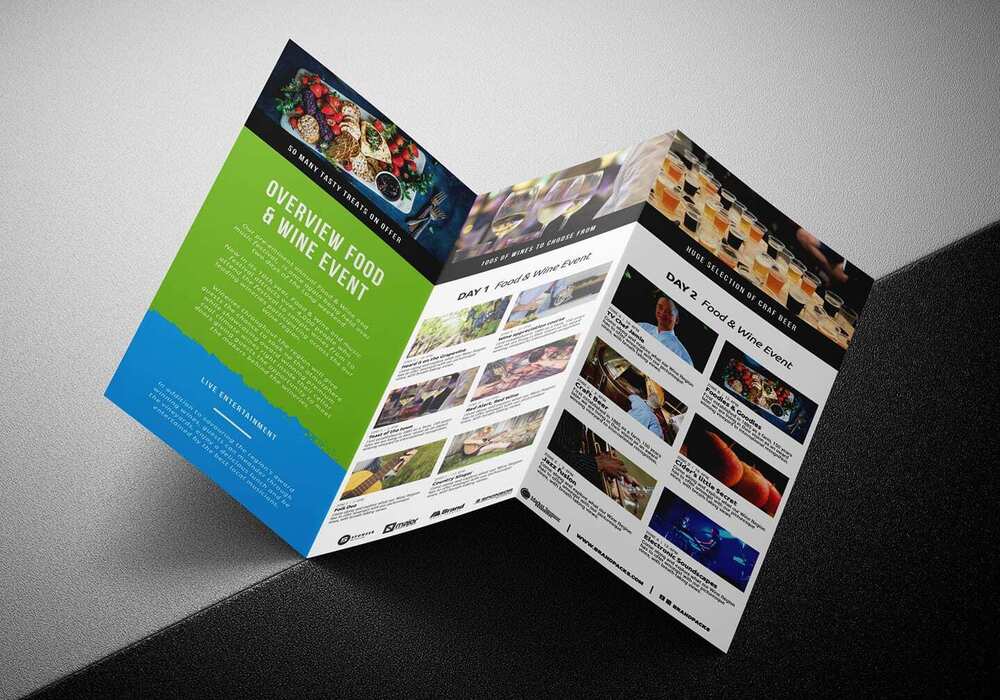 Trifold Brochure - Advantage: Ink Out Printed