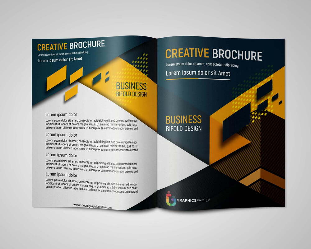Modern Bi-Fold Brochure - Advantage: Ink Out Printed