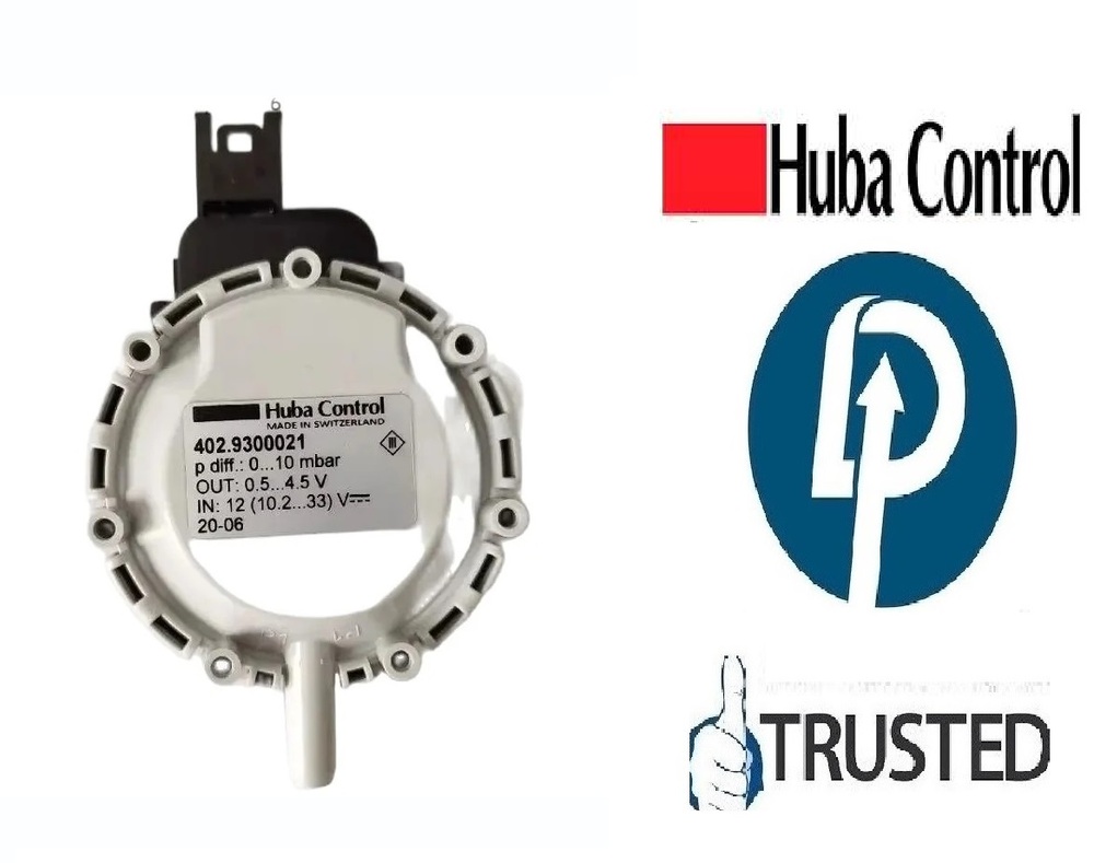 Huba Control 402.9300021 Differential Pressure Transmitter - Color: Black & White