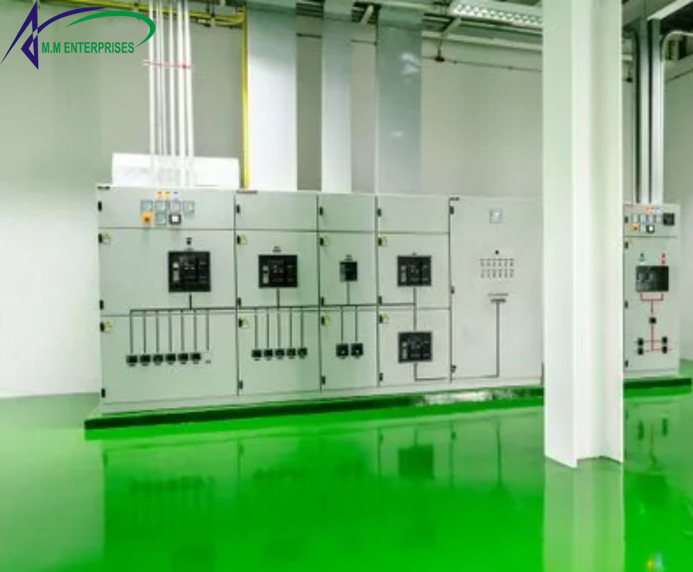 Industrial Epoxy Flooring Service - Color: Green