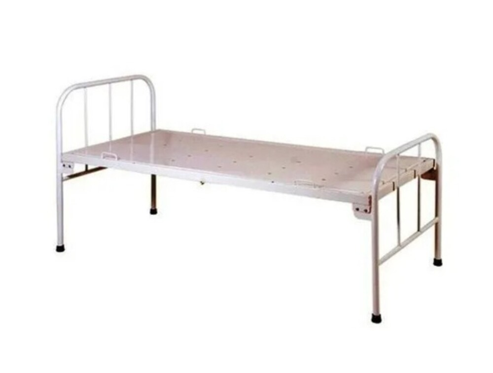 Hospital Plain Isolation Bed - Color: White