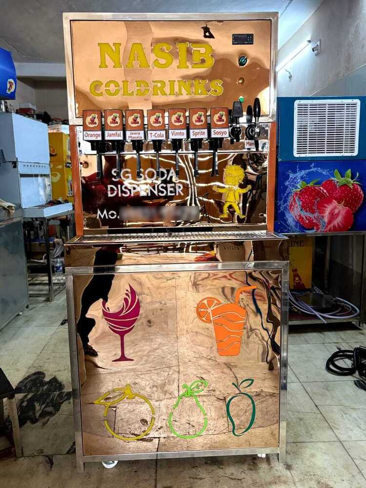 Rose Gold Premium Quality Soda Machine 7+1+1