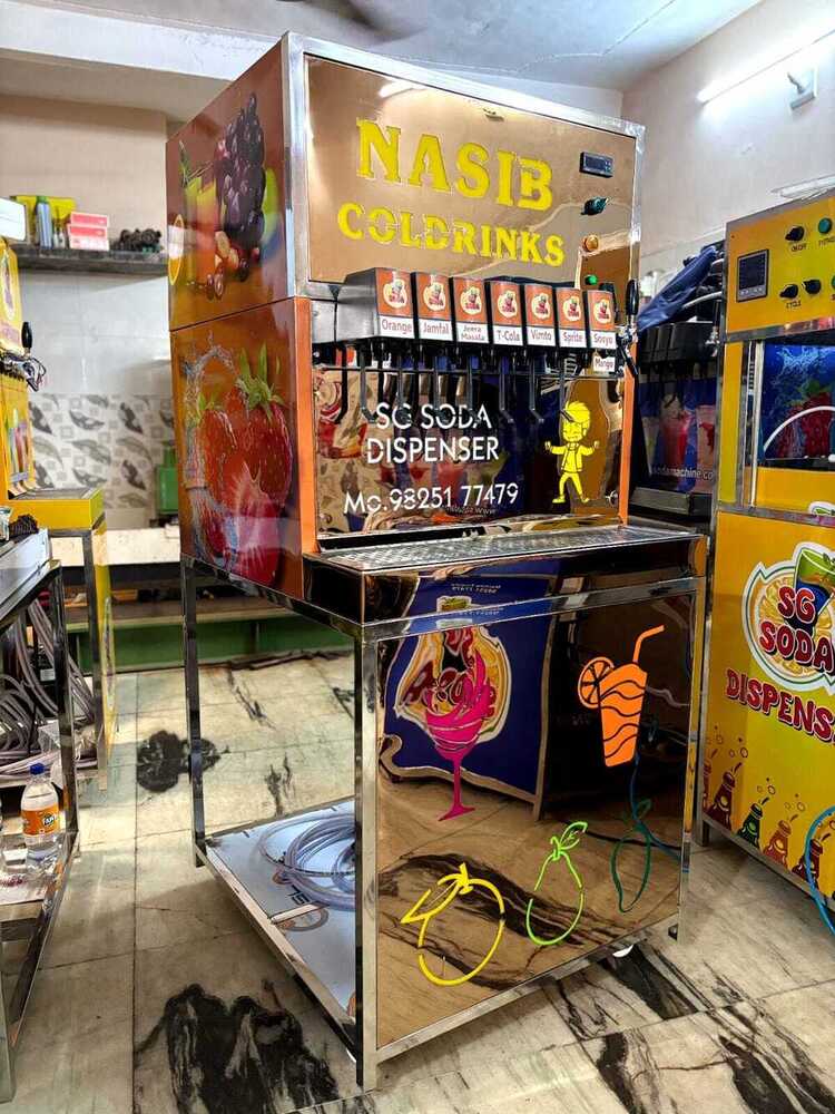 Rose Gold Premium quality soda machine 7+1+1