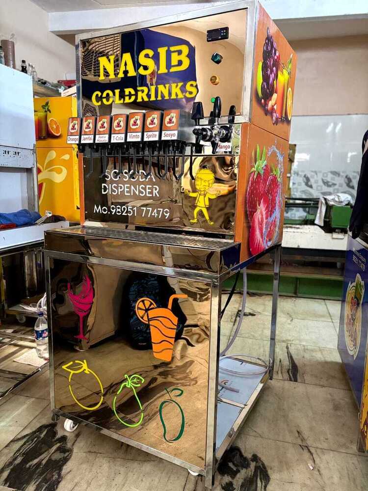 Rose Gold Premium Quality Soda Machine 7+1+1