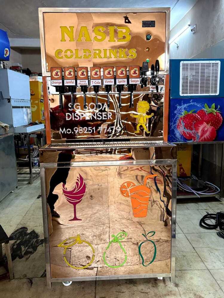 Rose Gold Premium quality soda machine 7+1+1