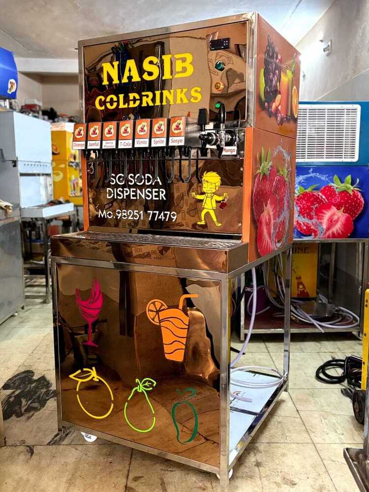 Rose Gold Premium Quality Soda Machine 7+1+1