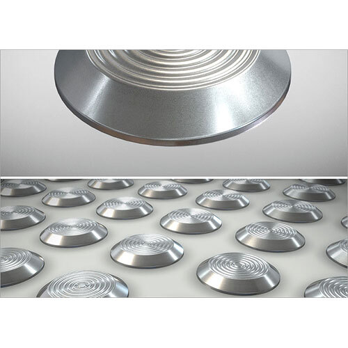 Stainless Steel Tactile Indicator Stud - Color: Silver