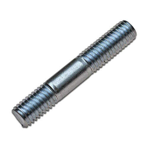 Double Ended Threaded Stud - Color: Silver