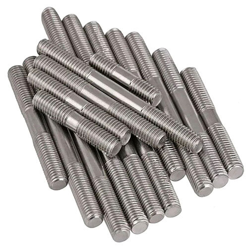 Double Ended Threaded Stud - Color: Silver