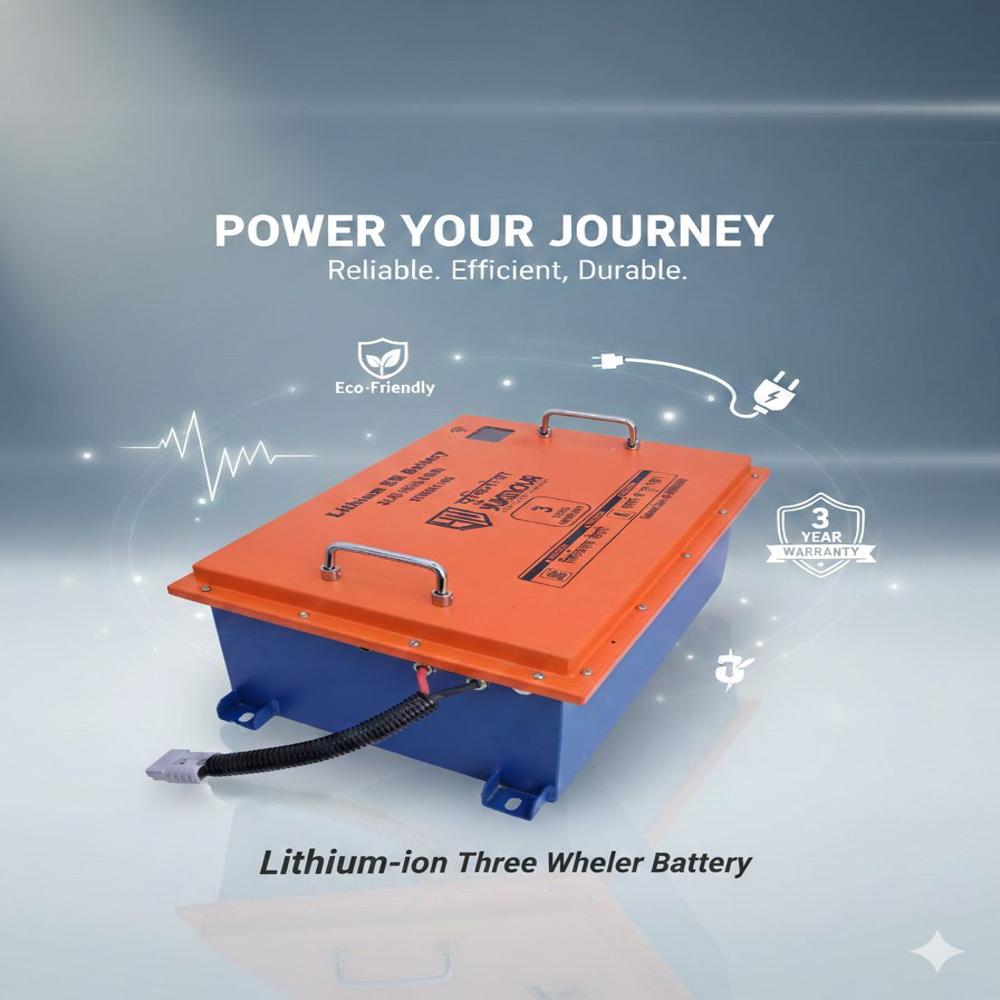 51.2 V 200ah  Battery (three Wheeler) - Features: High Quality