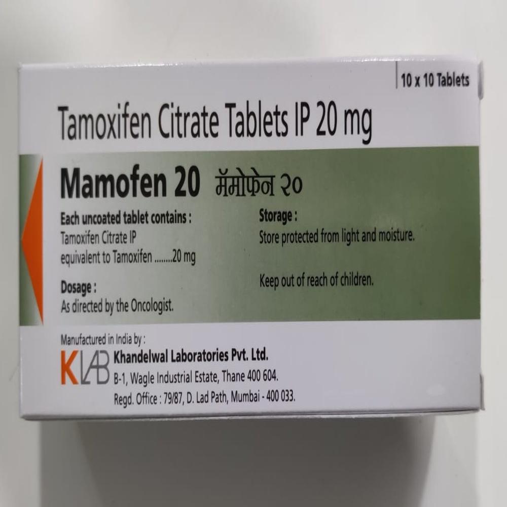 Mamofen 20 Tamoxifen (20mg) Tablet - Origin: India