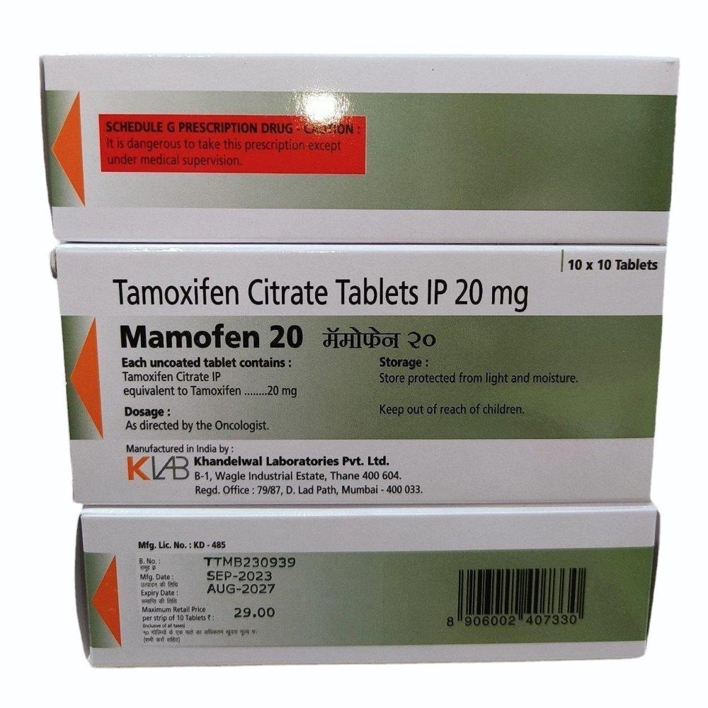 Mamofen 20 Tamoxifen (20mg) Tablet