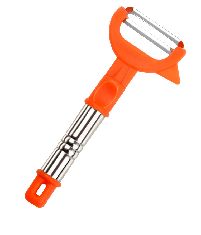 Y Shaped Vegetable Peeler - Color: Orange