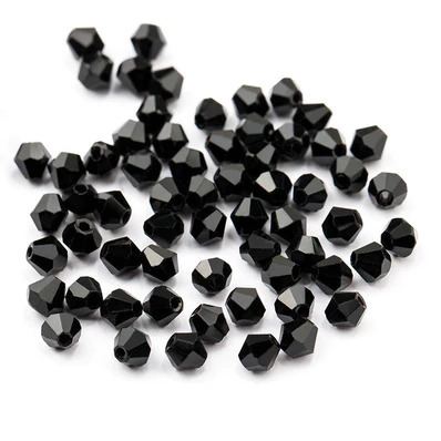 4F Black Crystal Beads - Occasion: Wedding