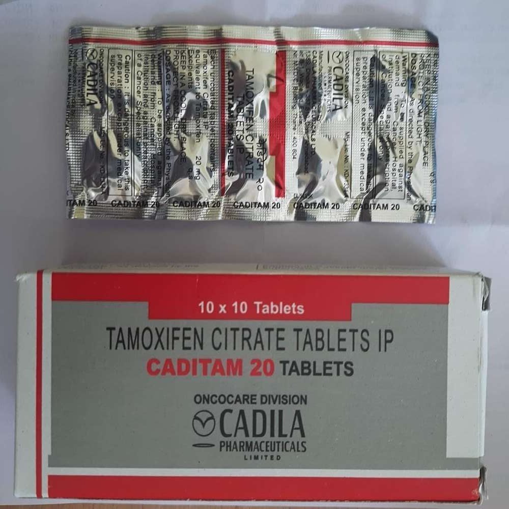 Caditam-20 Tamoxifen 20Mg Tablet - Origin: India